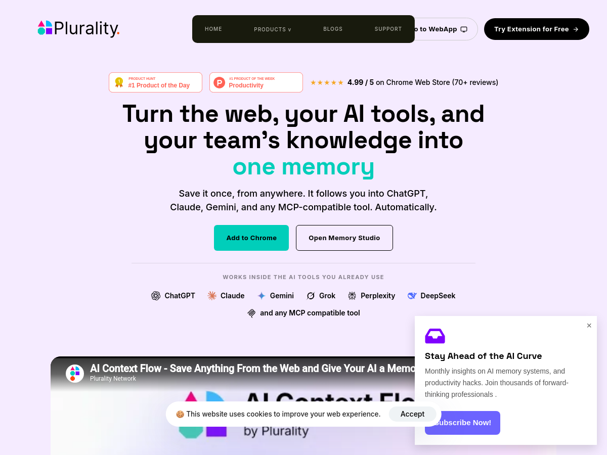 Screenshot of AI Context Flow