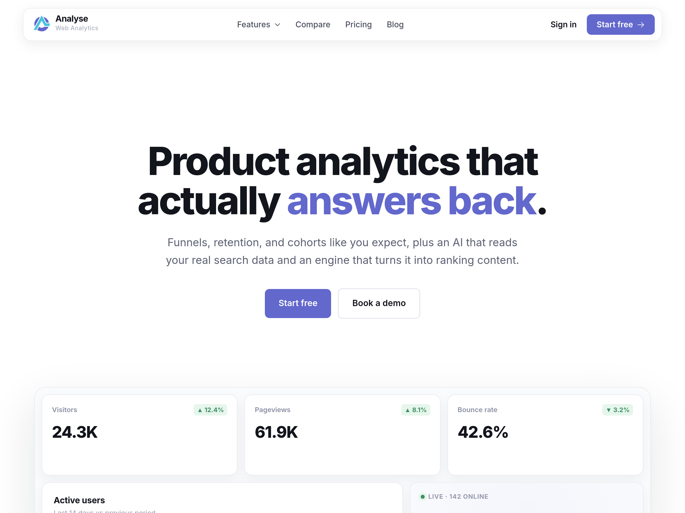 Screenshot of Analyse