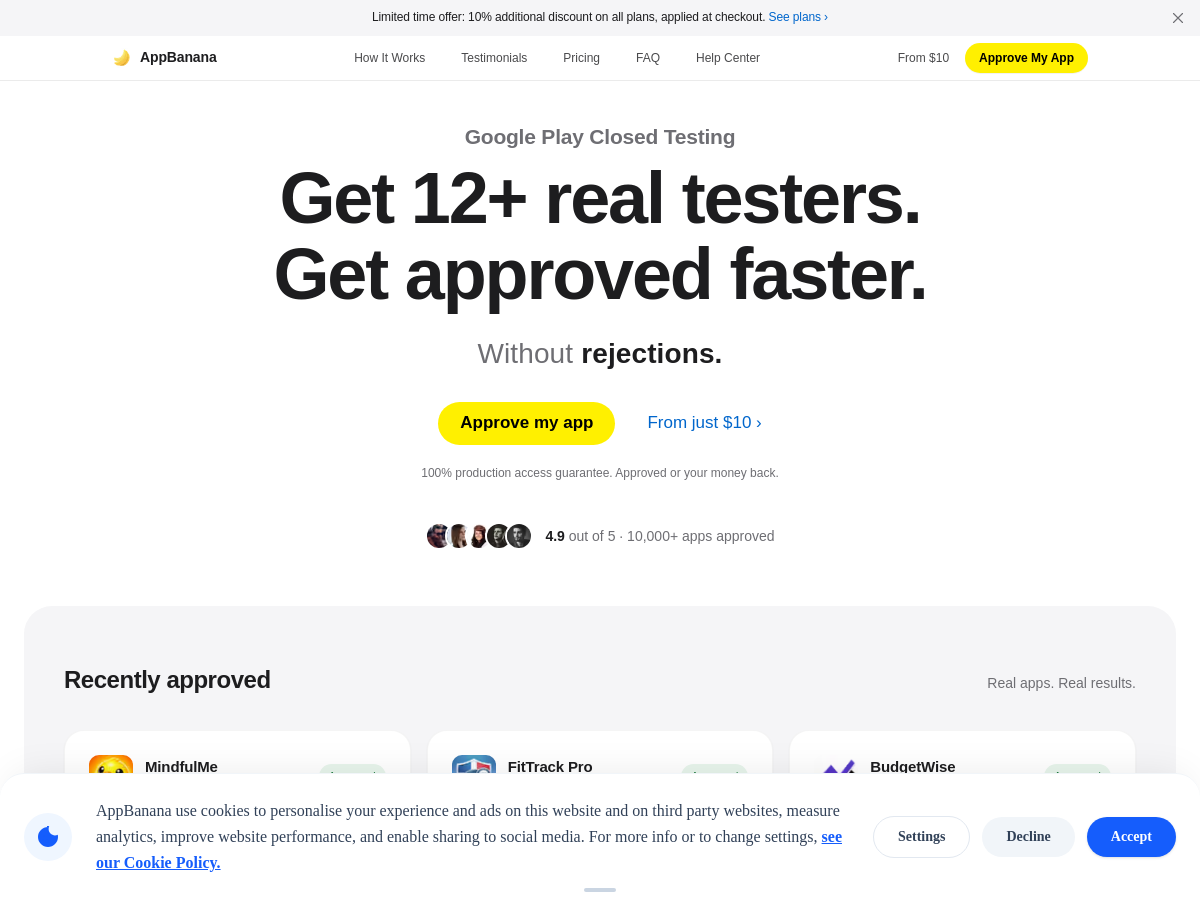 Screenshot of AppBanana
