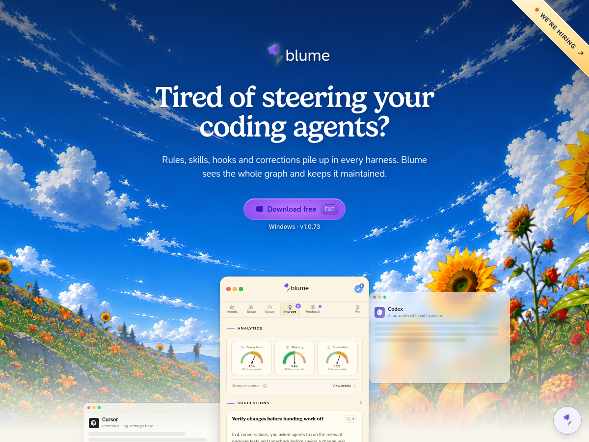 Screenshot of Blume