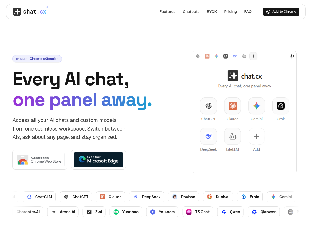 Screenshot of chat.cx