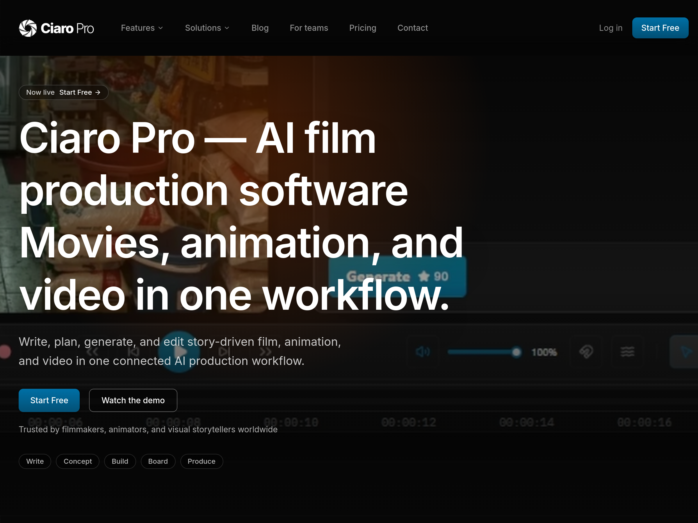 Screenshot of Ciaro Pro