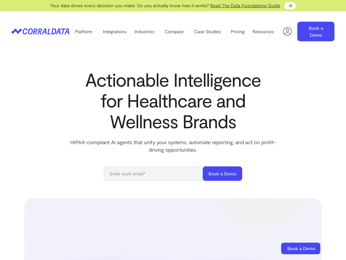 Screenshot of CorralData