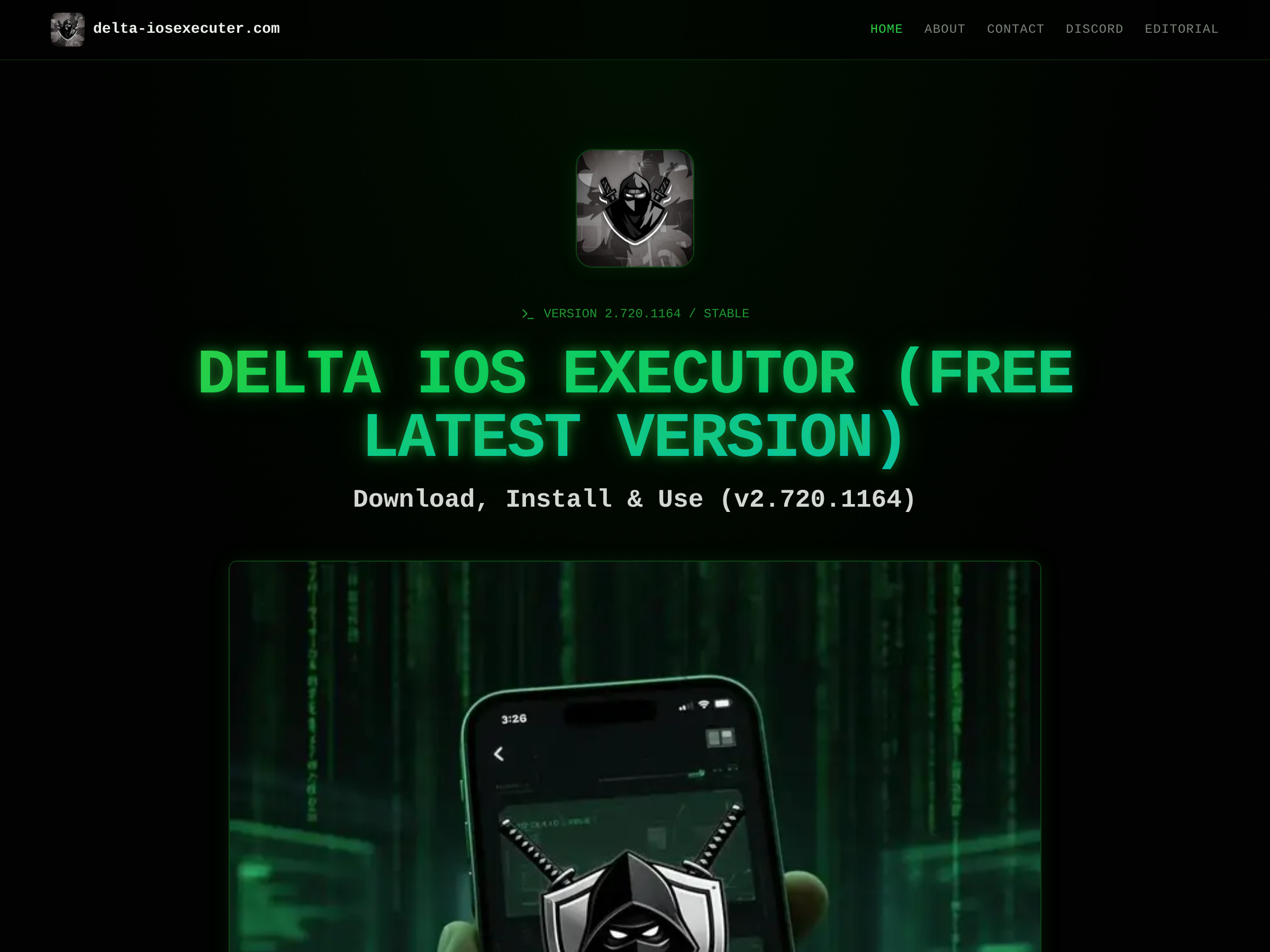 Screenshot of Delta iOS Executor