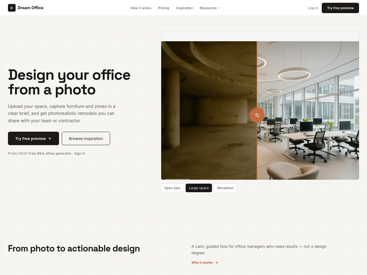 Screenshot of Dream Office