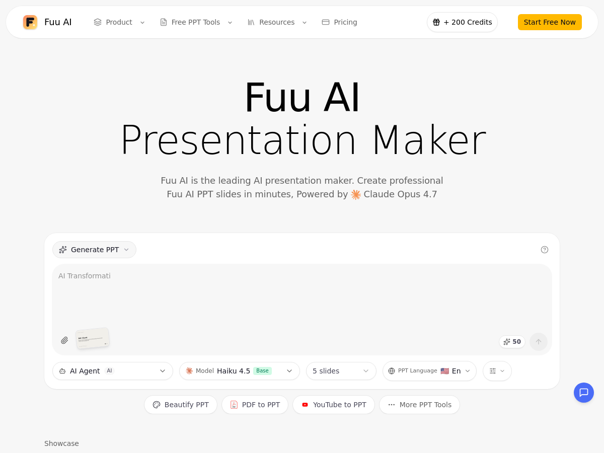 Screenshot of Fuu AI