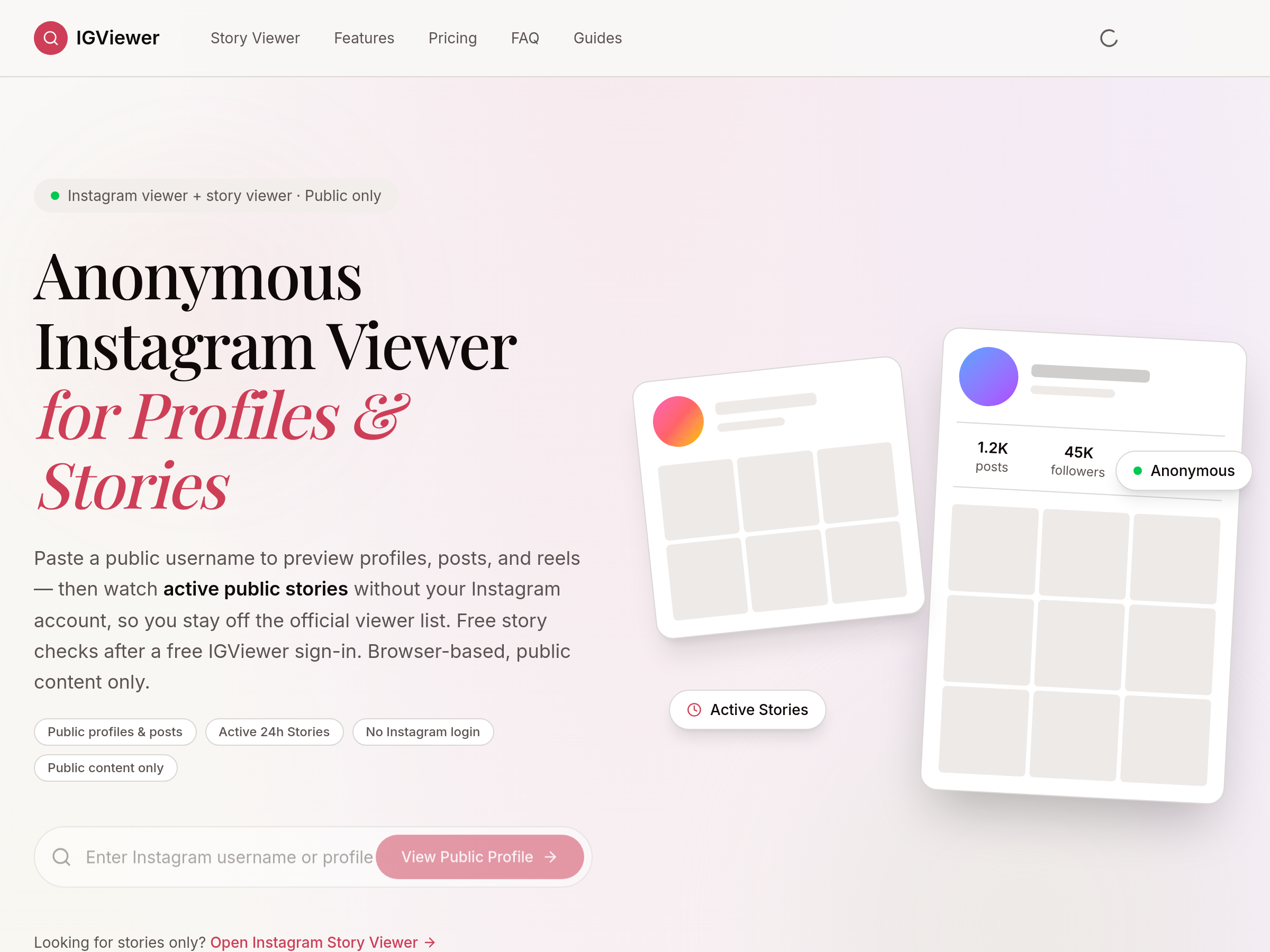 Screenshot of IG Viewer