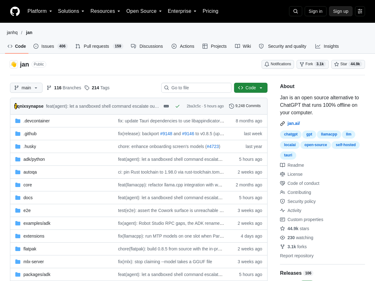 Screenshot of Jan