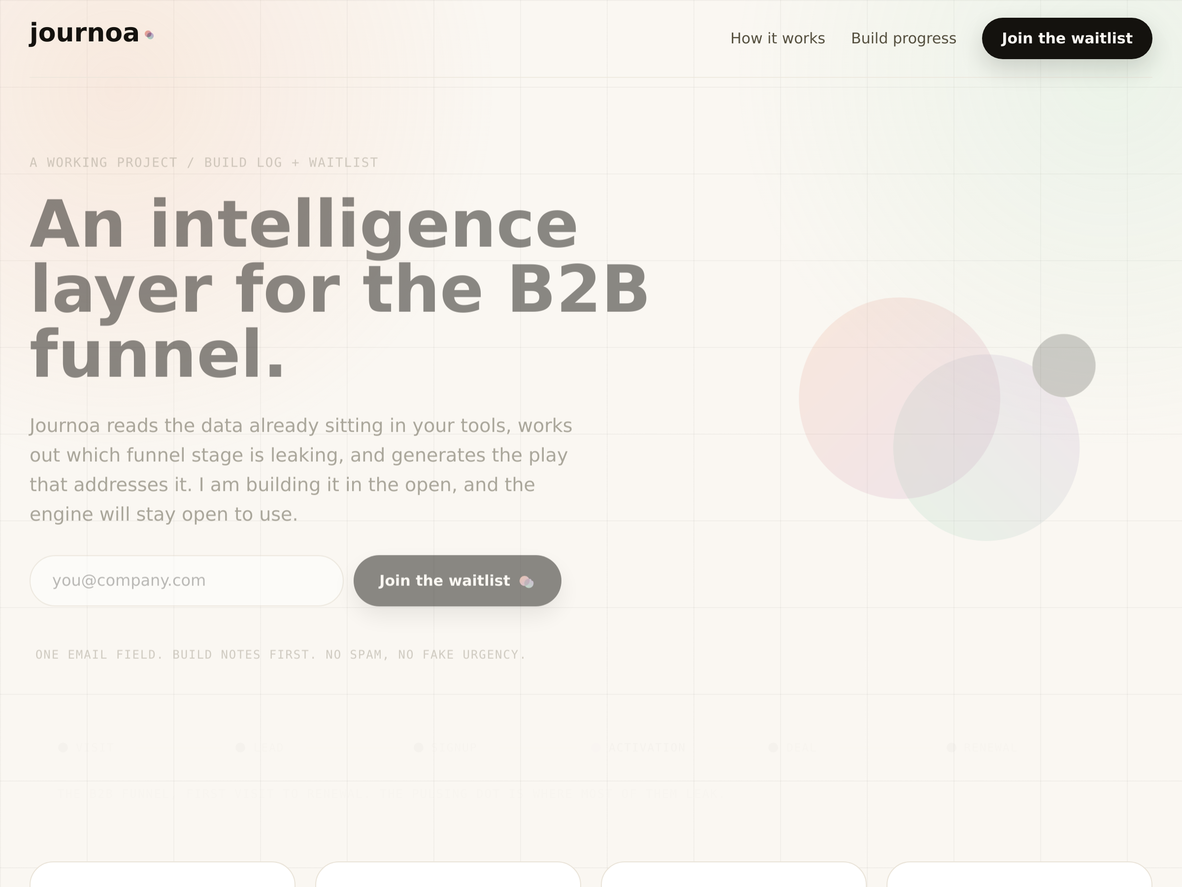 Screenshot of Journoa