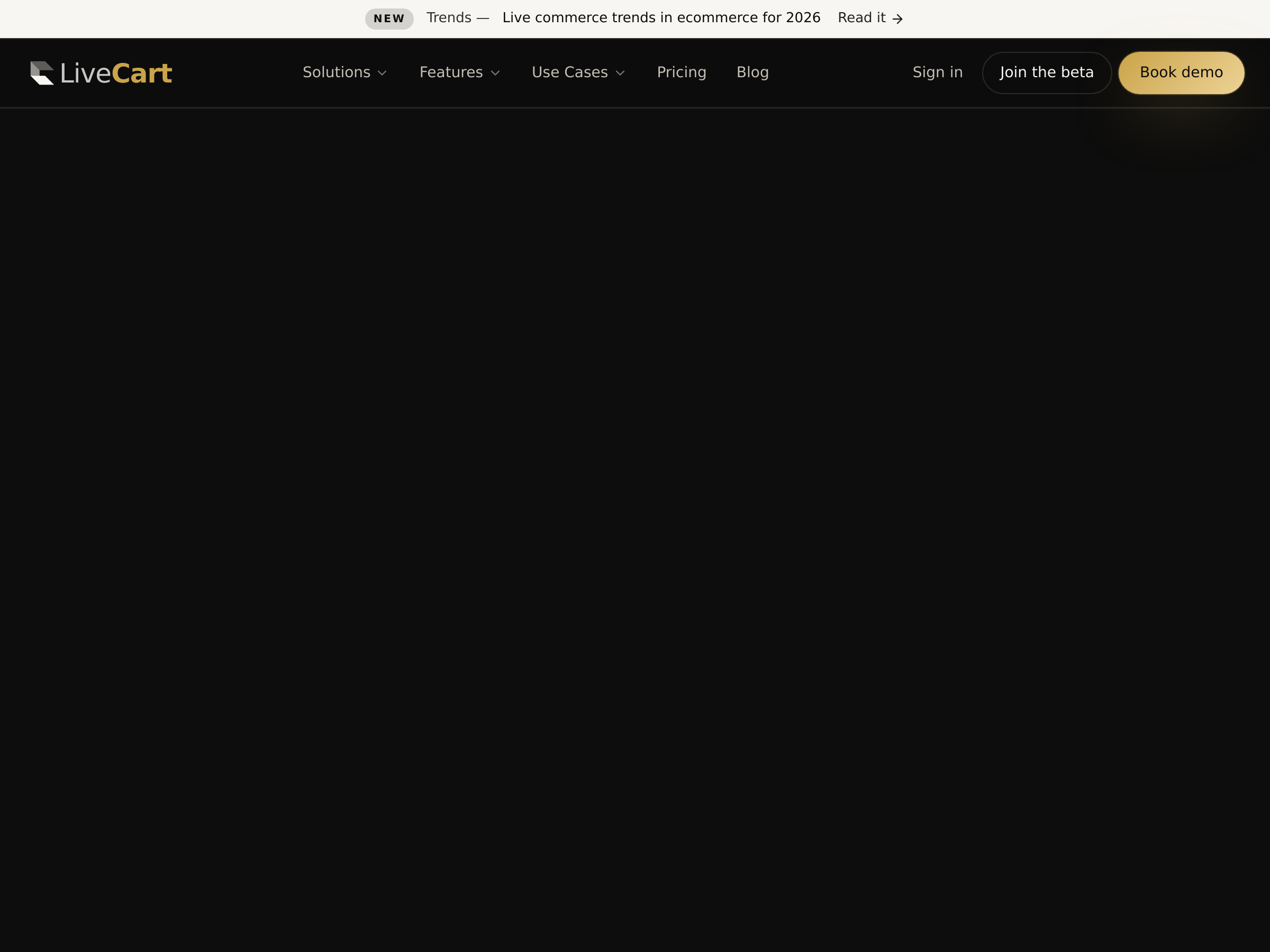 Screenshot of LiveCart