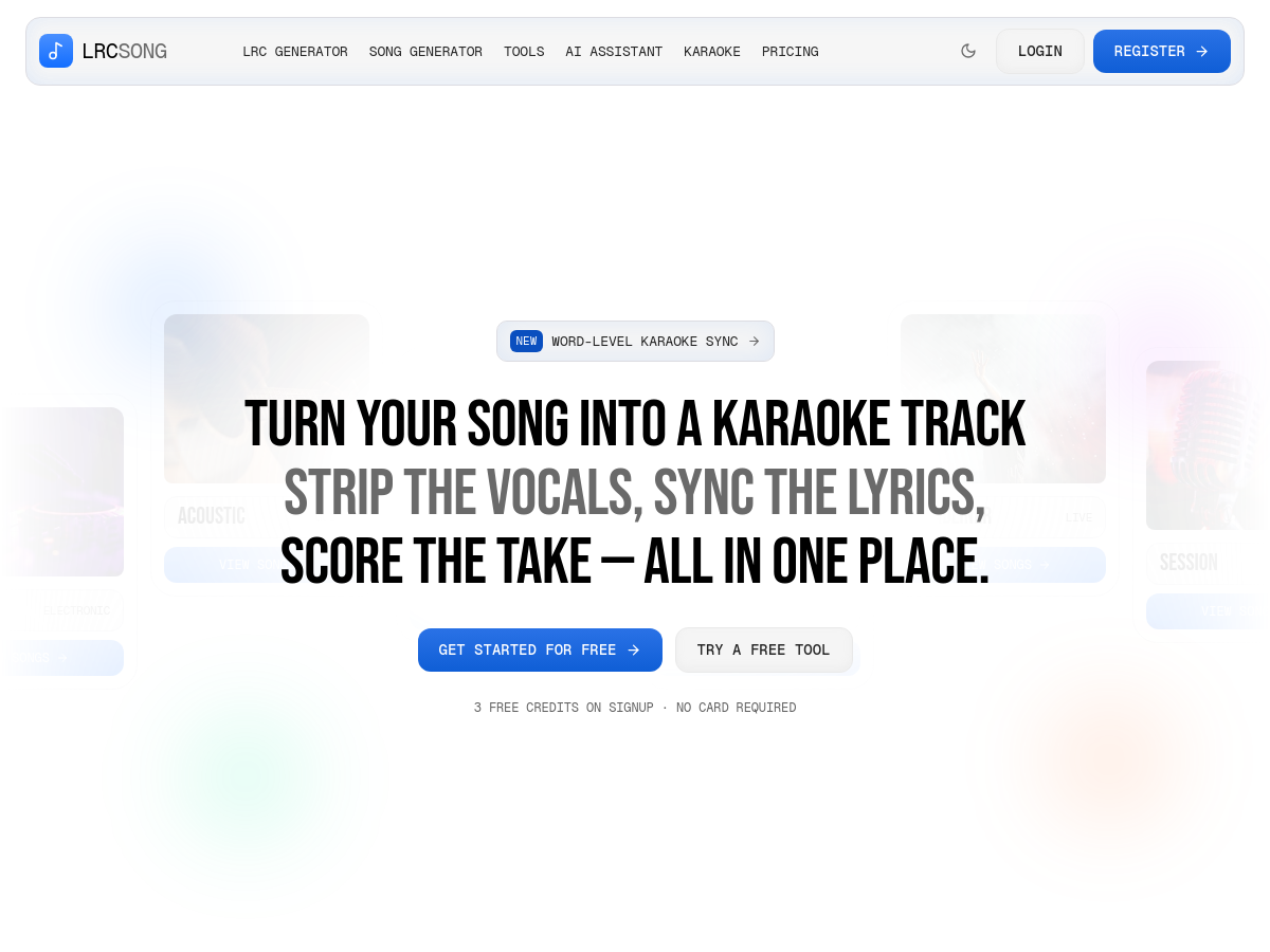 Screenshot of LrcSong