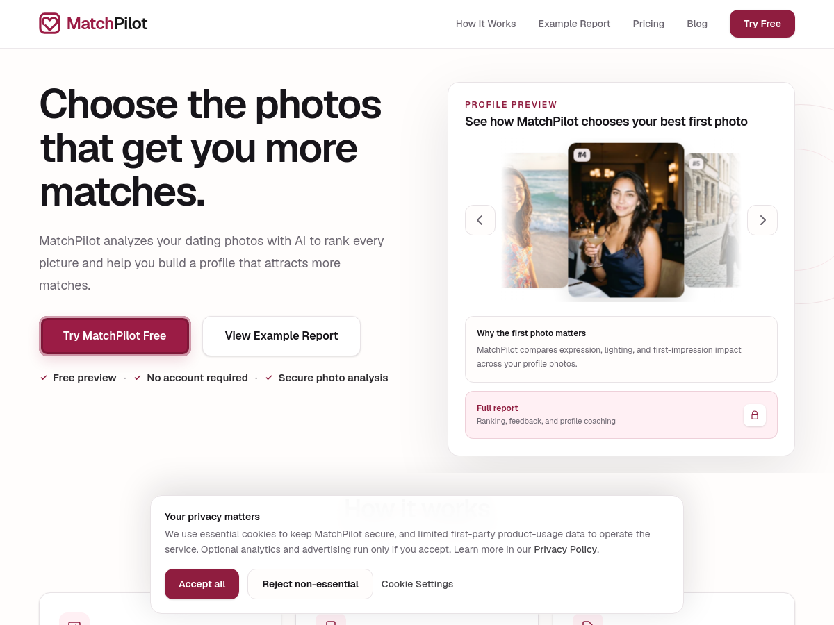 Screenshot of MatchPilot