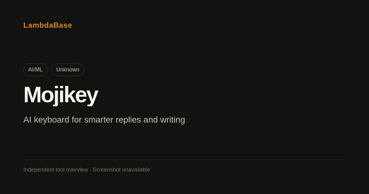 Screenshot of Mojikey