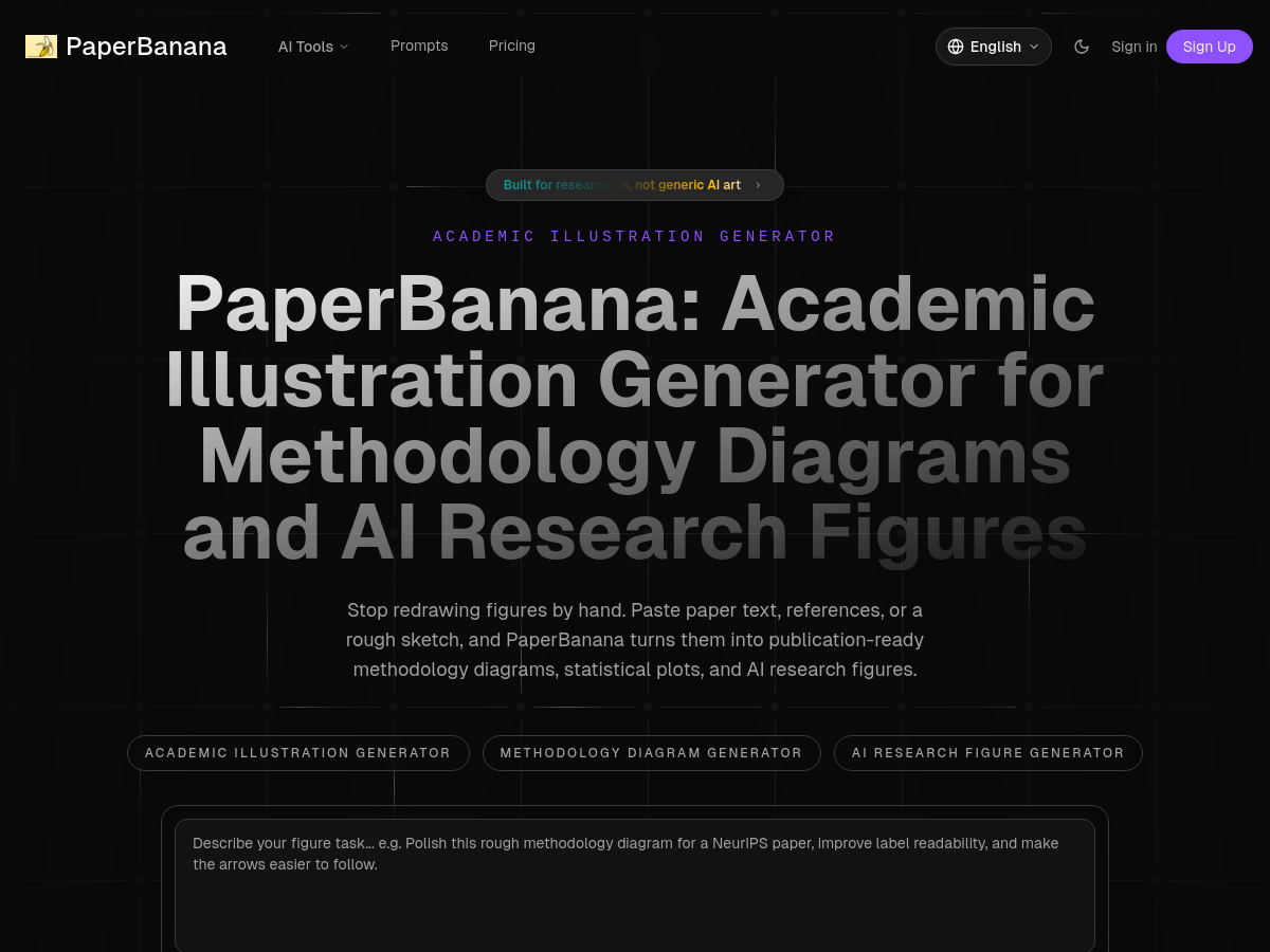 Screenshot of Paper Banana