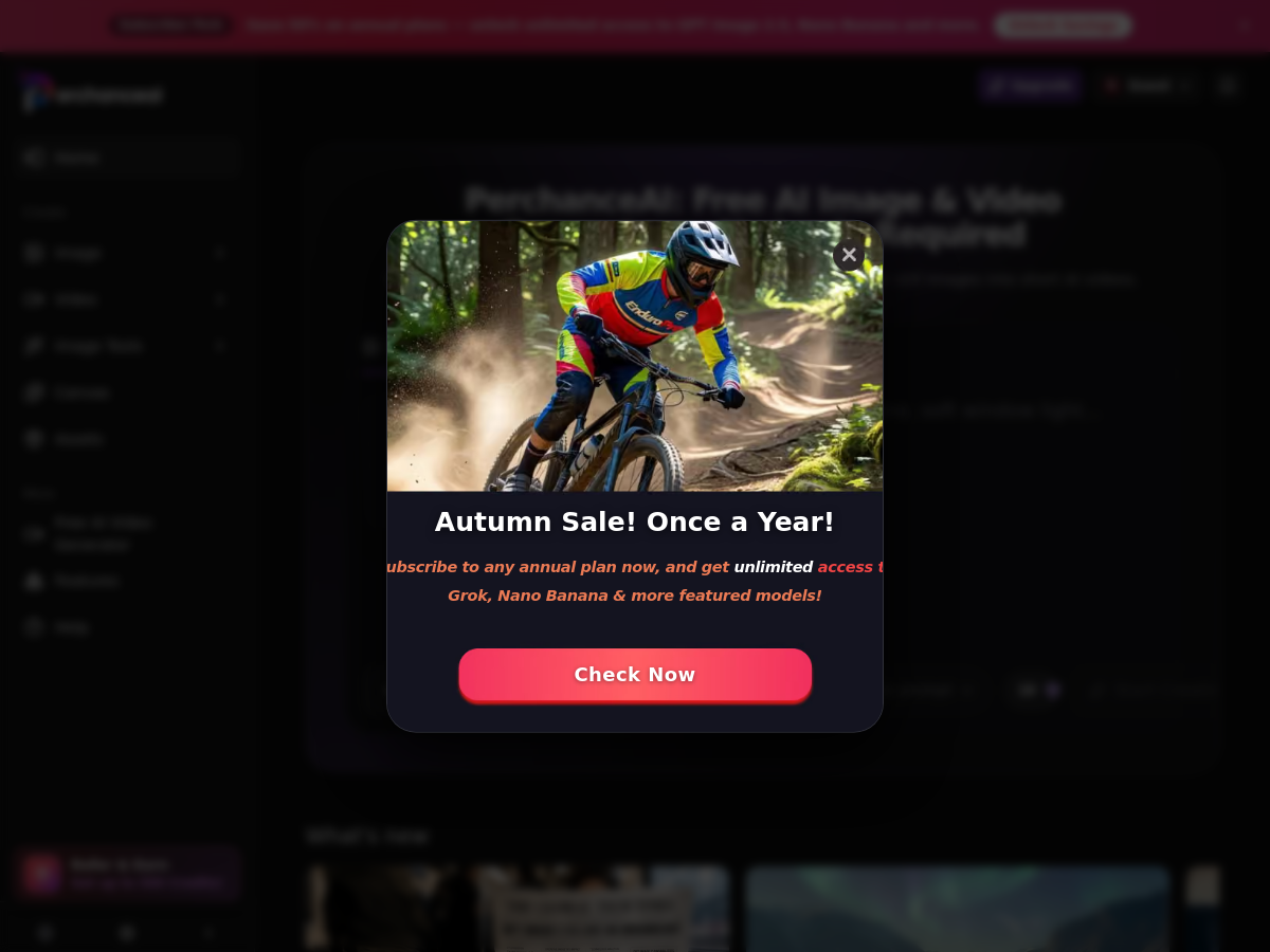 Screenshot of PerchanceAI