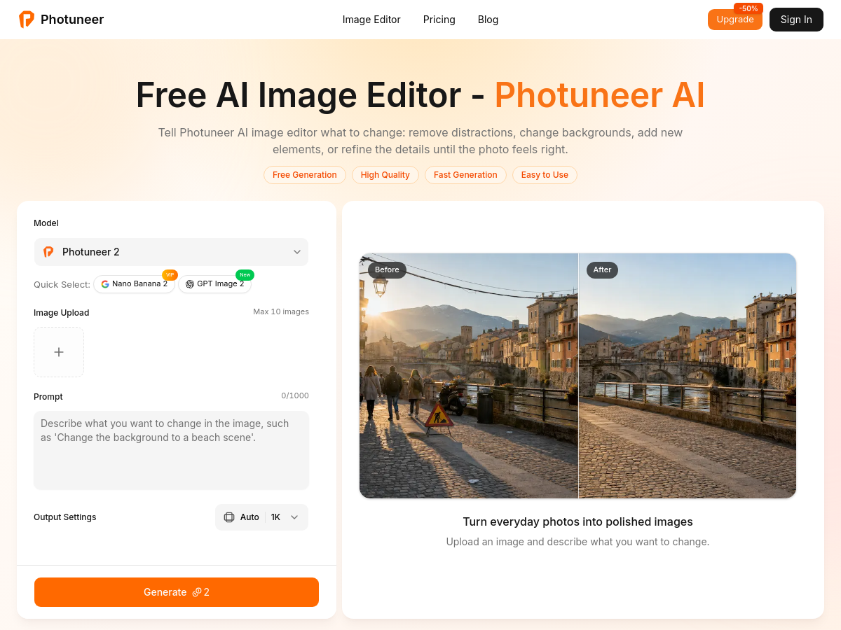 Screenshot of Photuneer