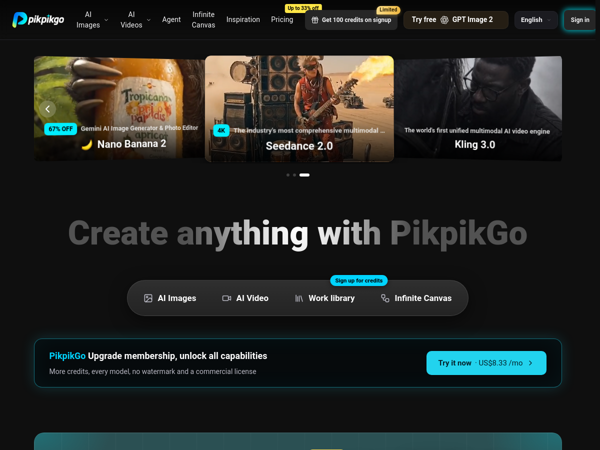 Screenshot of PikpikGo