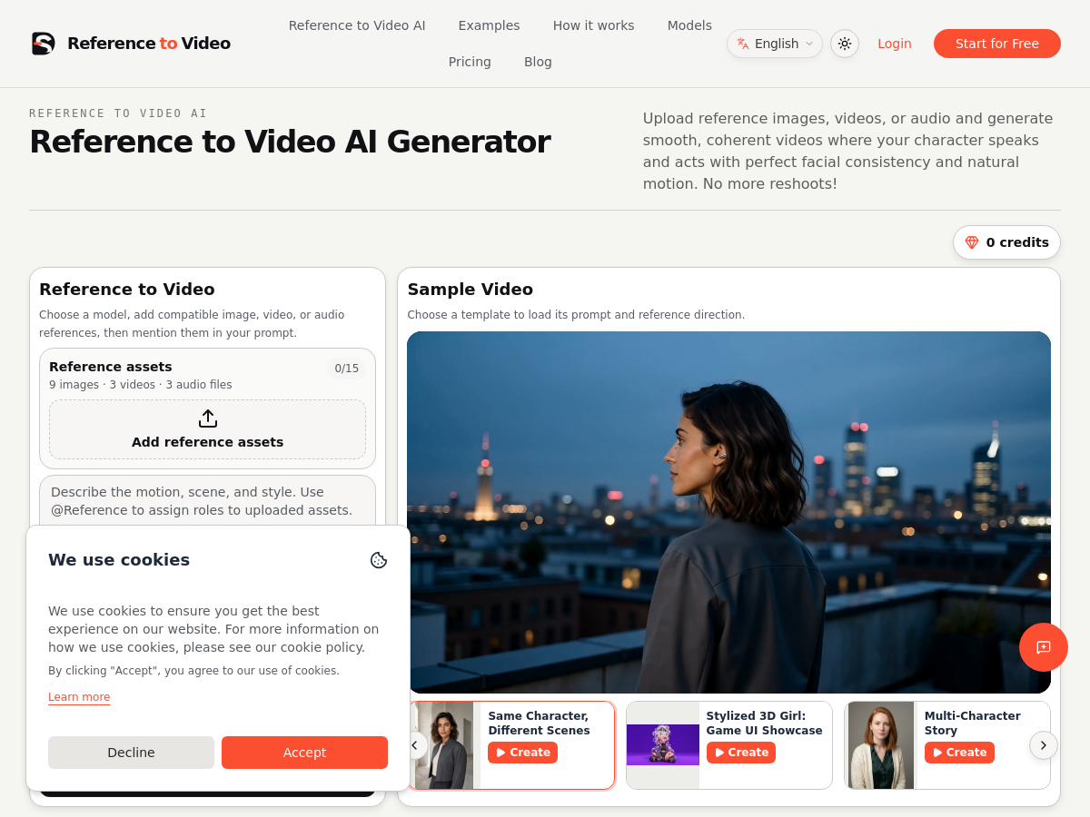 Screenshot of reference to video