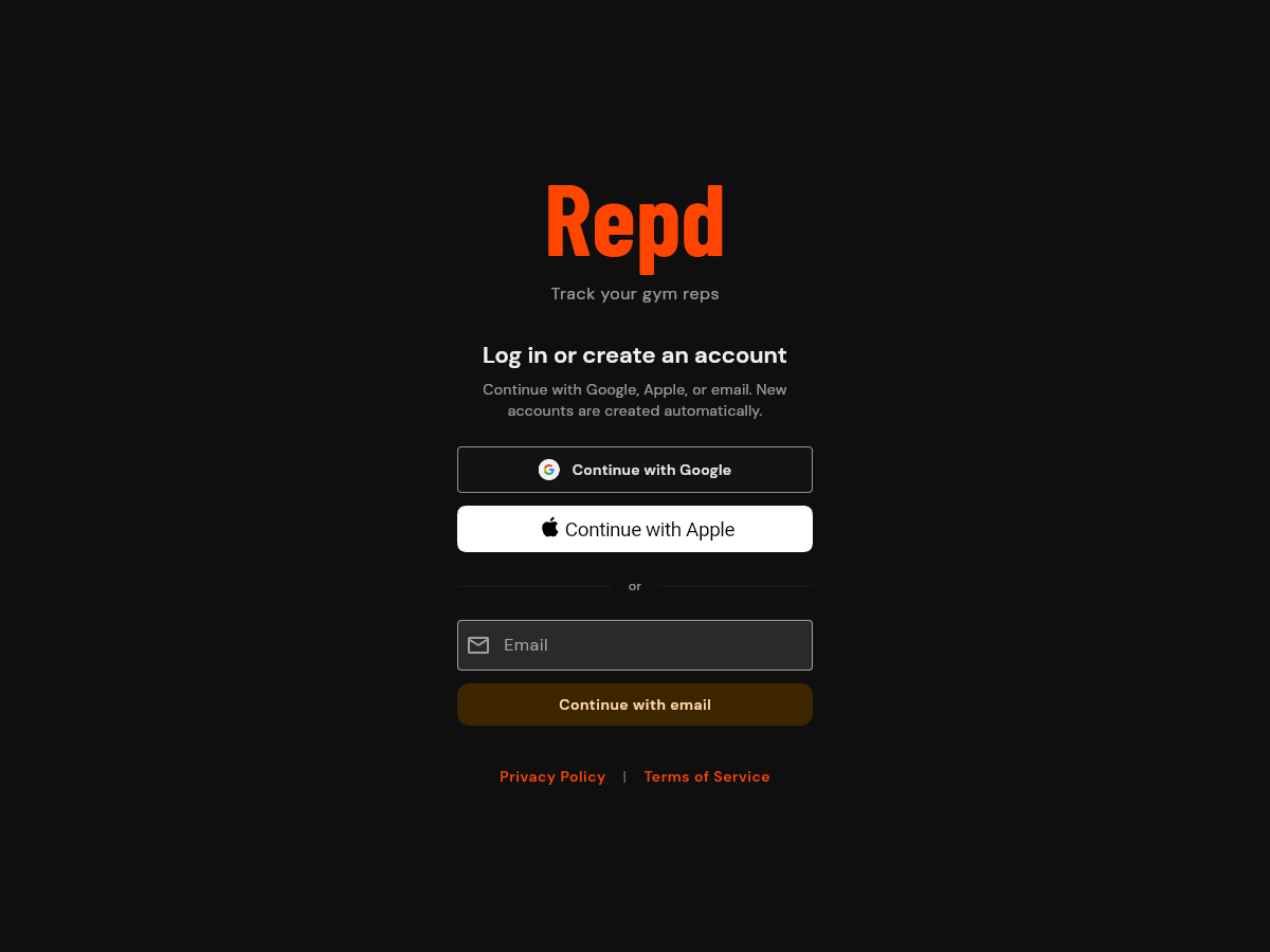 Screenshot of Repd
