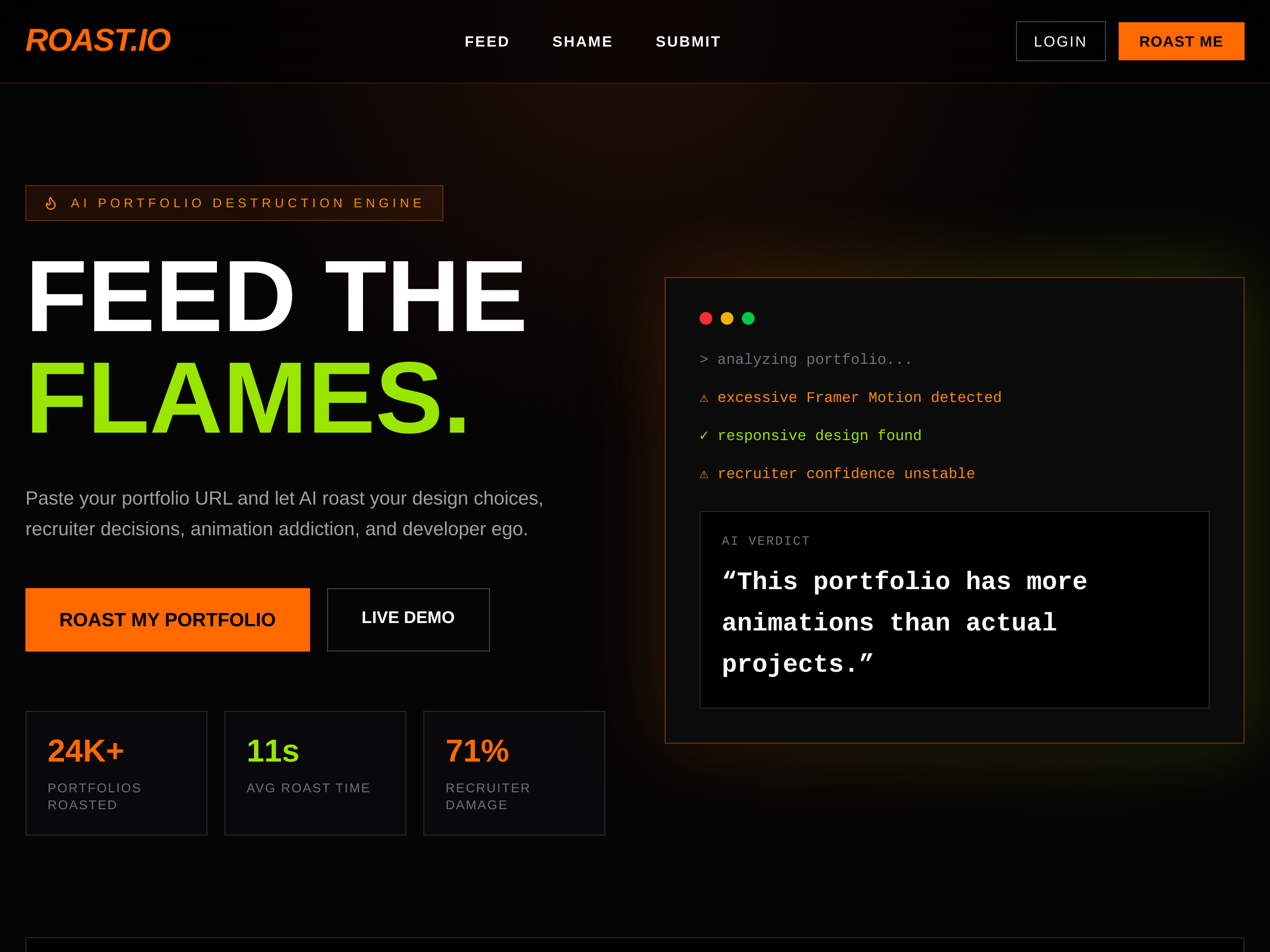 Screenshot of Roast io