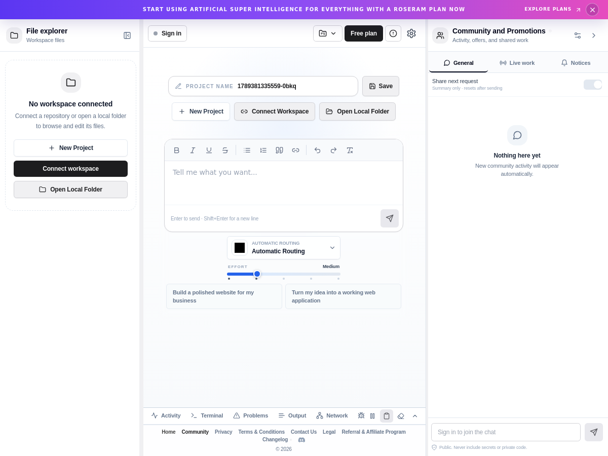 Screenshot of Roseram