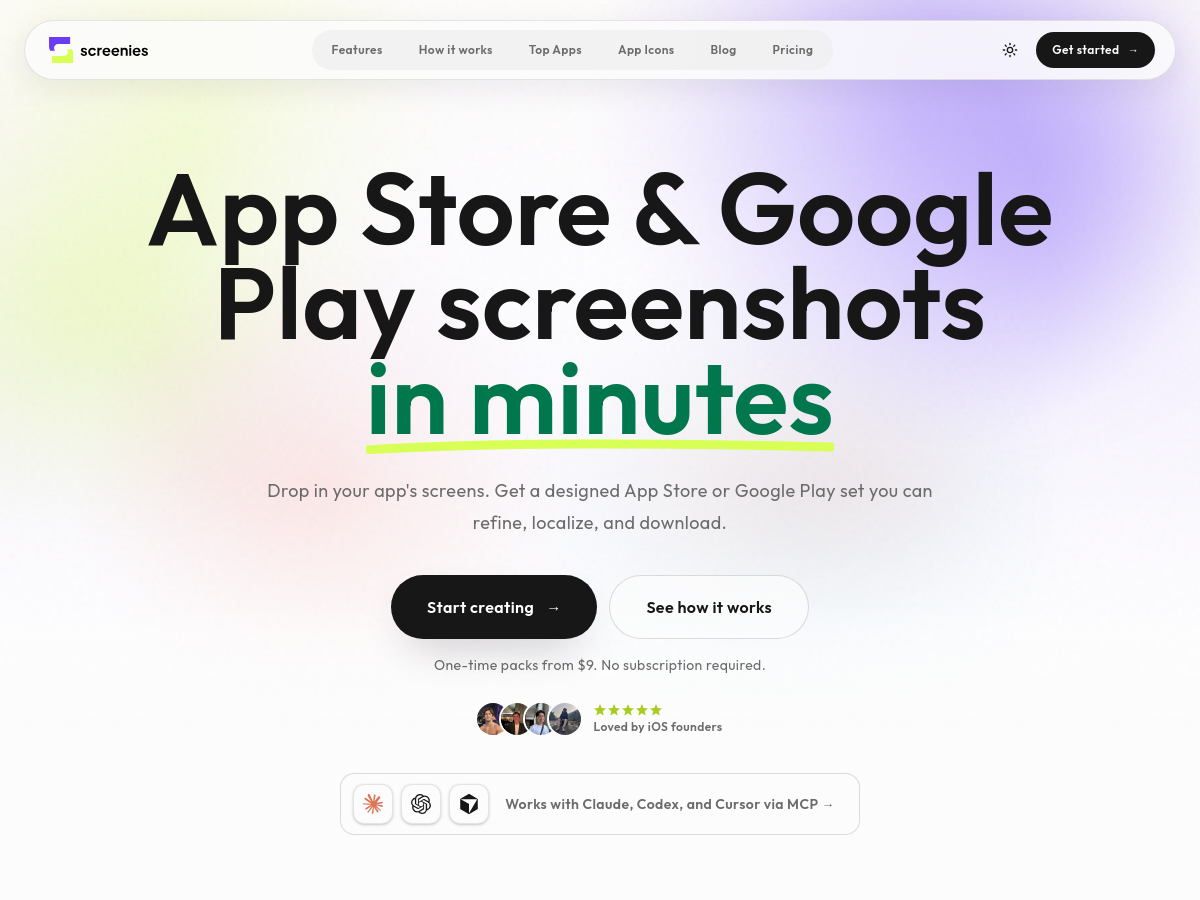Screenshot of Screenies