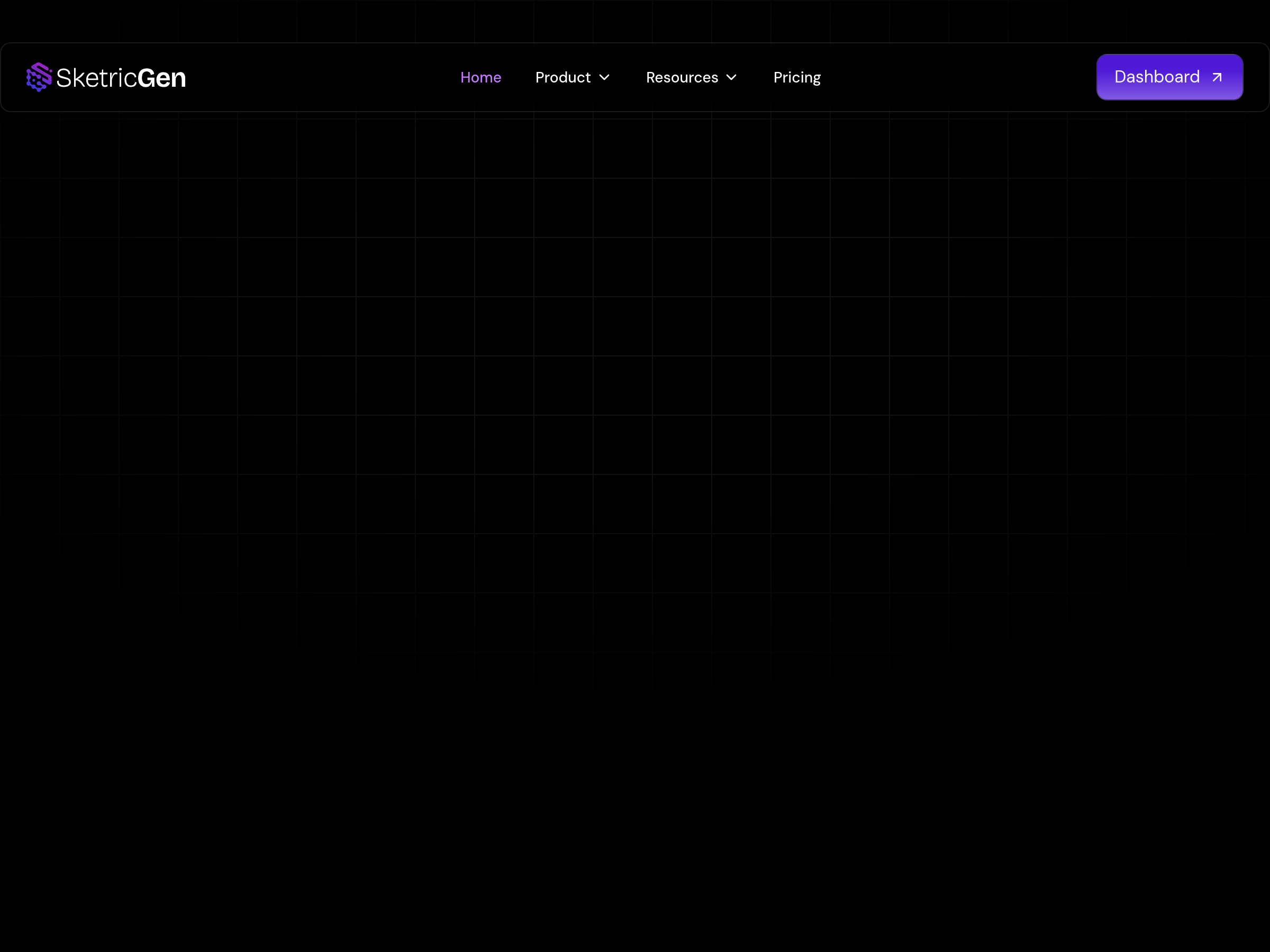 Screenshot of SketricGen