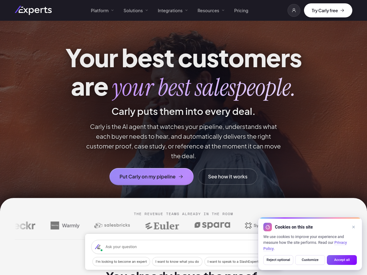 Screenshot of SlashExperts