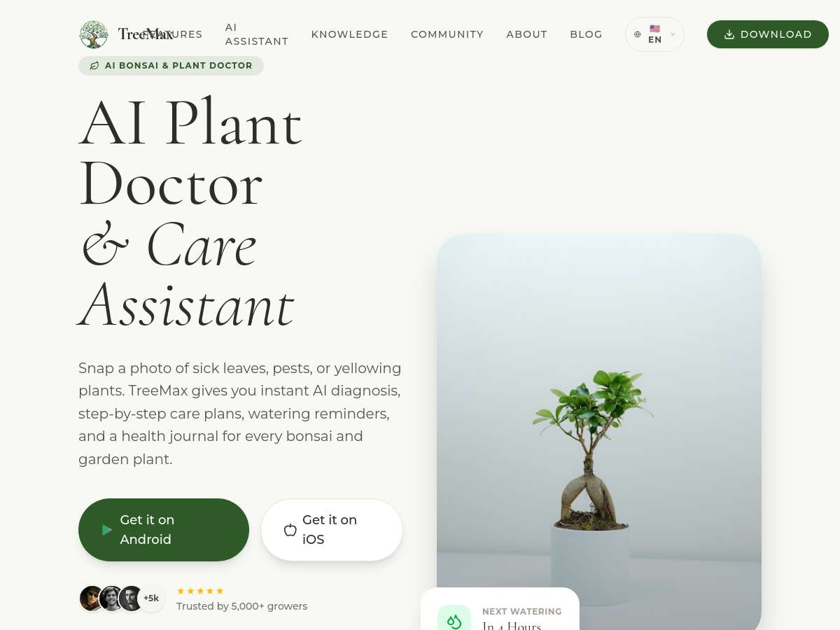 Screenshot of TreeMax