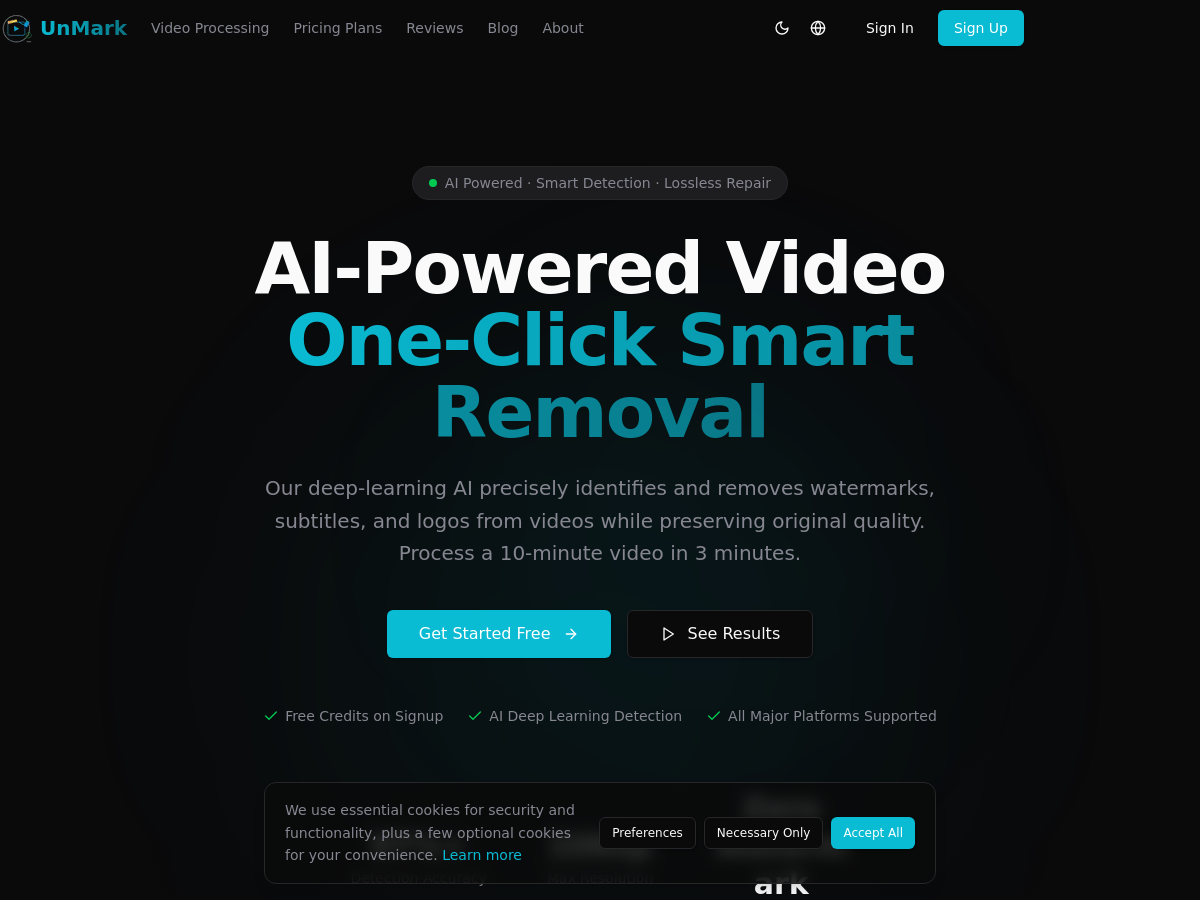 Screenshot of UnMark