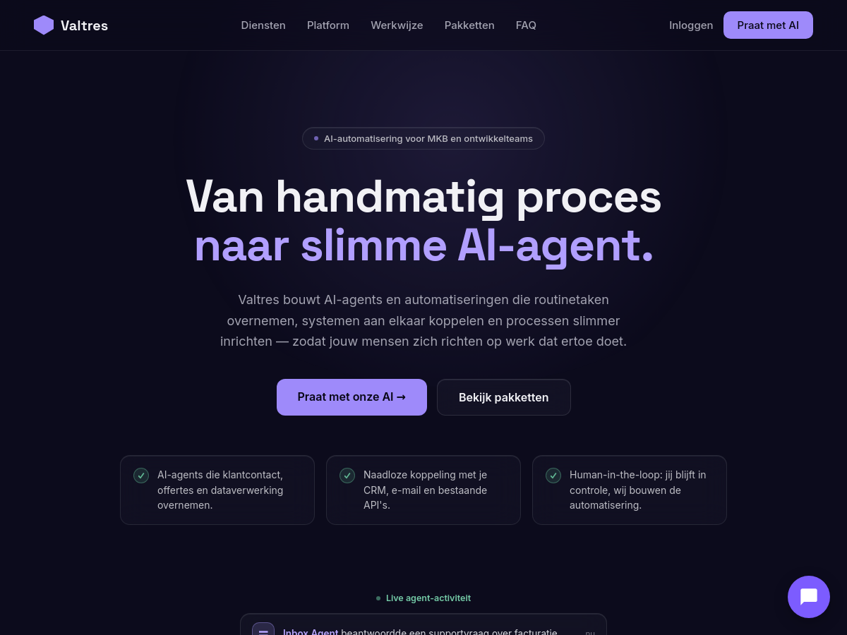 Screenshot of Valtres